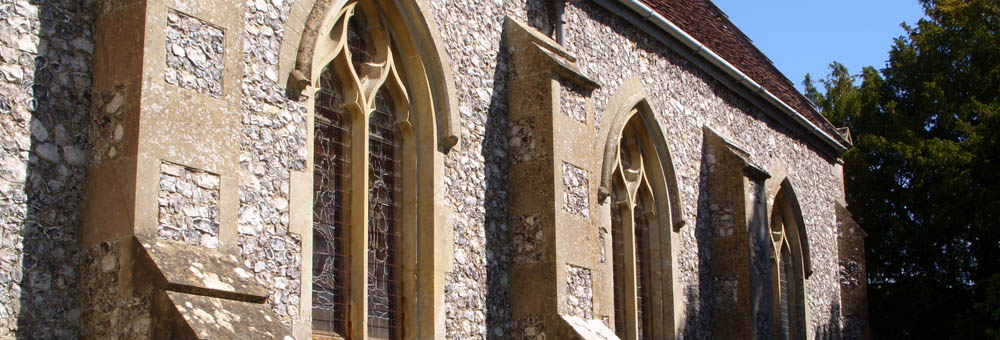 Newton Toney Wiltshire village image of St Andrews church