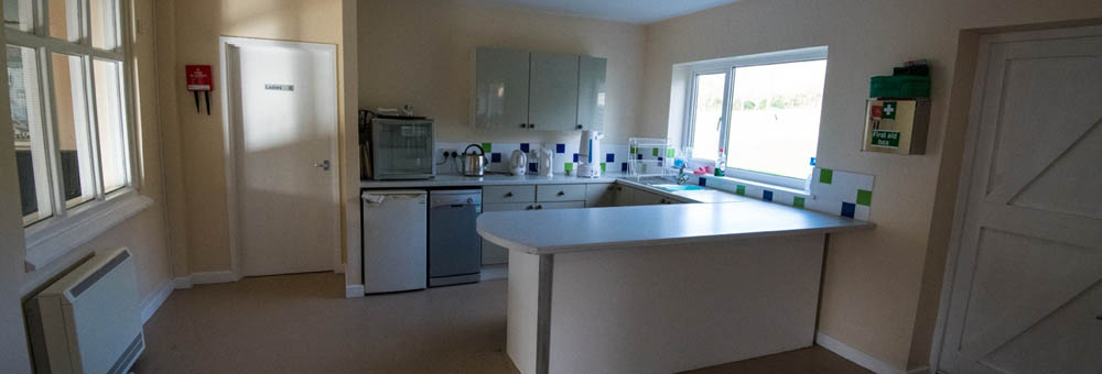 Newton Toney Wiltshire village image showing the Memorial Hall kitchen