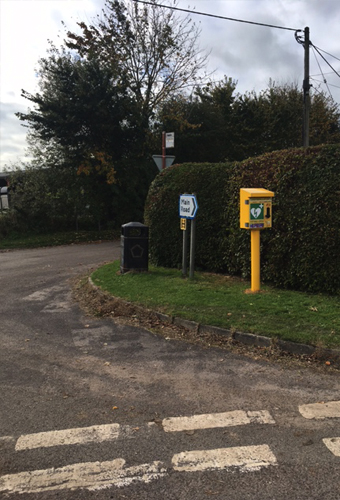 Newton Toney Wiltshire village image of defribulator at Beechfield