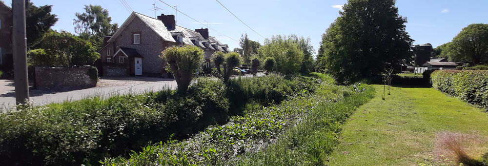 Newton Toney Wiltshire village image showing The Malet Arms