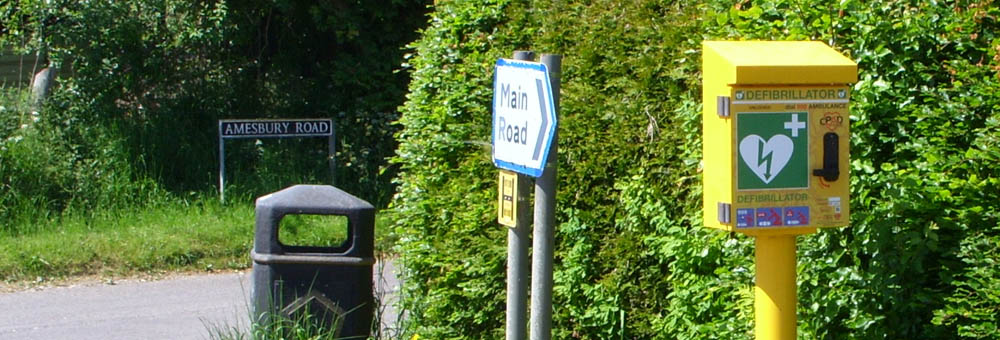 Newton Toney Wiltshire village image of defribulator