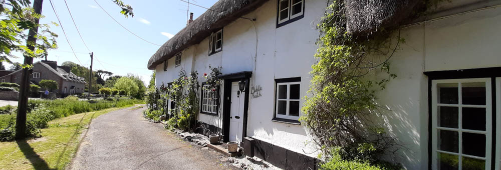 Newton Toney Wiltshire village image of cottages