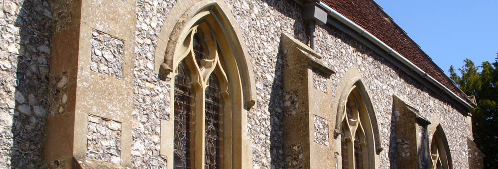 Newton Toney Wiltshire village image of St Andrews church